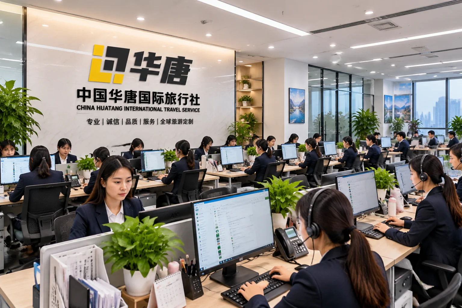 Imagen de la oficina de atención al cliente de Huatang facilitada por el cliente