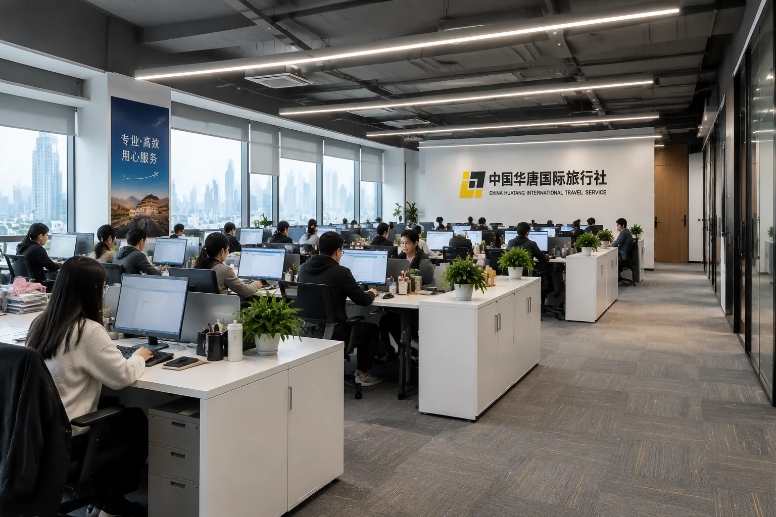 客戶提供的華唐辦公環境
